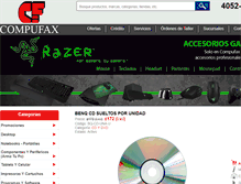 Tablet Screenshot of compufax.co.cr
